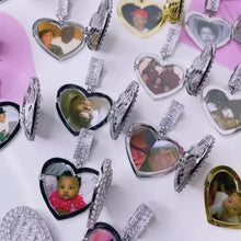 Load image into Gallery viewer, Large Photo Heart Locket