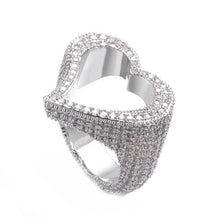 Load image into Gallery viewer, “Icy Mami” Heart Ring