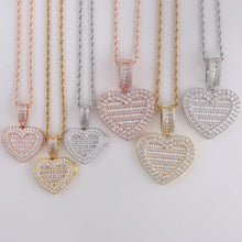 Load image into Gallery viewer, Large Photo Heart Locket
