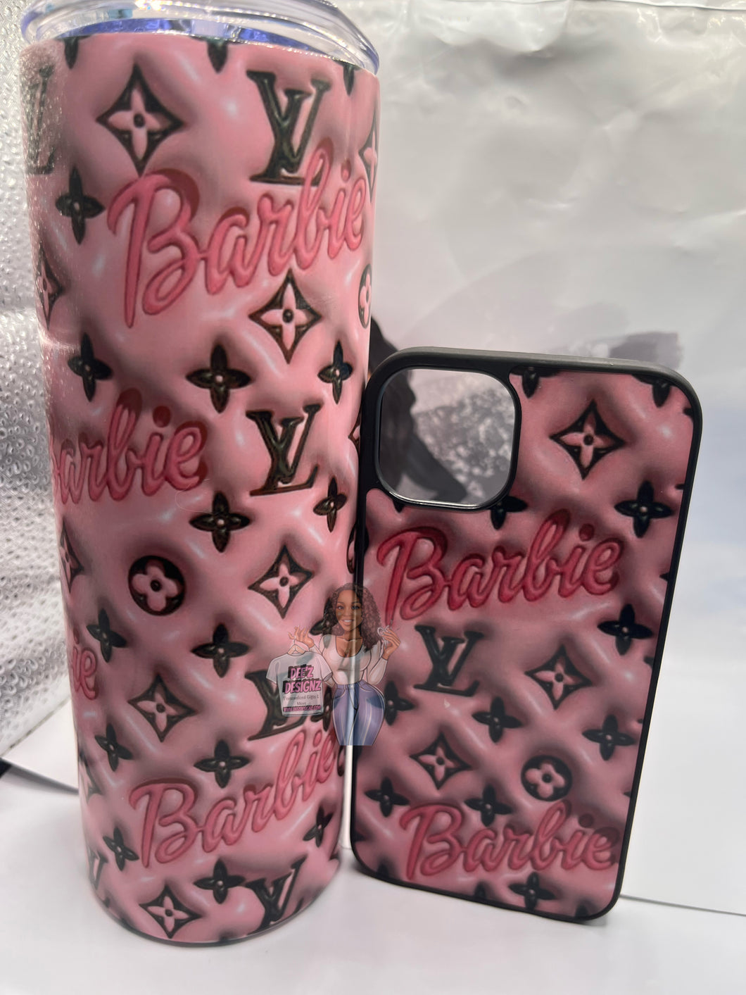 LV Barbie Tumbler & Accessories